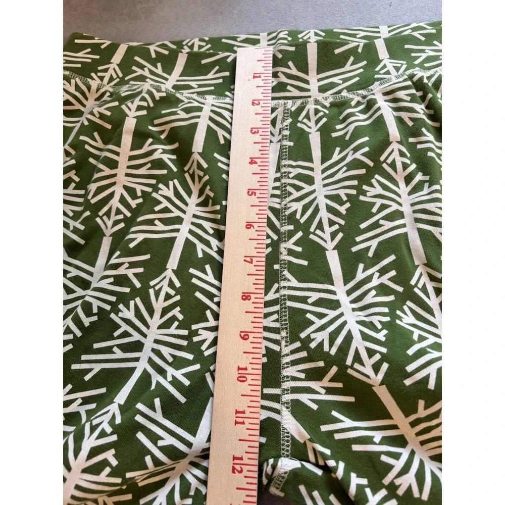 Pact Women Birch Tree Print Pajama Pants Sz L Jogger Organic Cotton Cozy Holiday